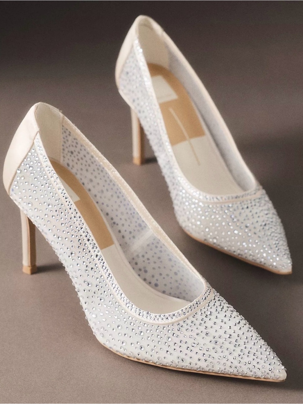 Dolce Vita Kashe Crystal Mesh Heels
